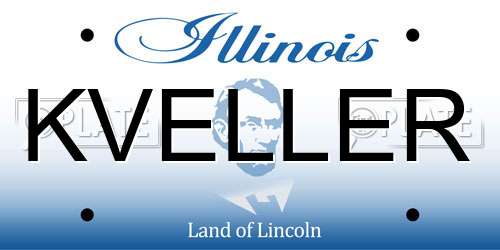 KVELLER Illinois License Plate