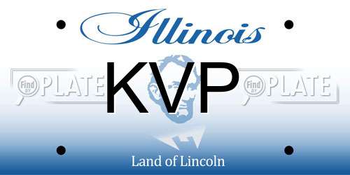 KVP Illinois License Plate