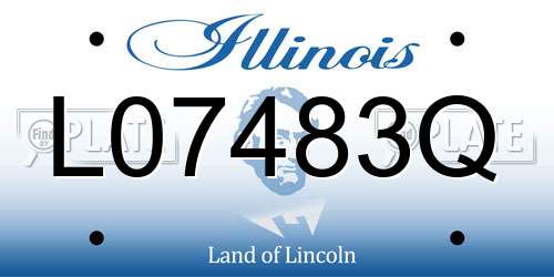 L07483Q Illinois License Plate