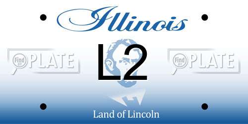 L2 Illinois License Plate