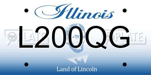 L200QG Illinois License Plate