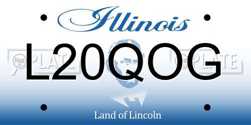 L20QOG Illinois License Plate