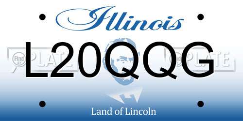 L20QQG Illinois License Plate