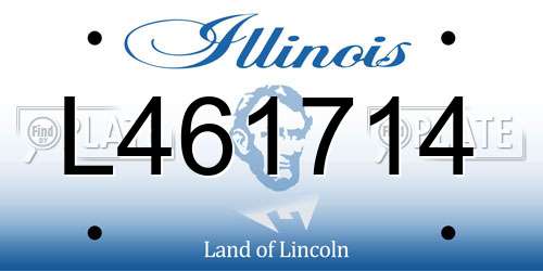 L461714 Illinois License Plate