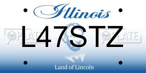 L47STZ Illinois License Plate