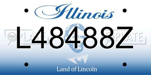 L48488Z Illinois License Plate