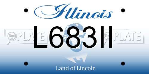 L683II Illinois License Plate