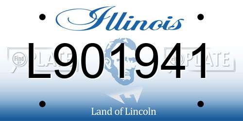 L901941 Illinois License Plate