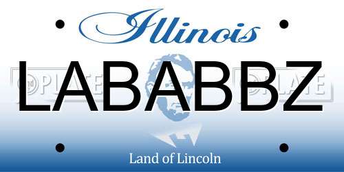 LABABBZ Illinois License Plate