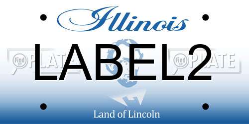 LABEL2 Illinois License Plate