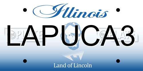 LAPUCA3 Illinois License Plate