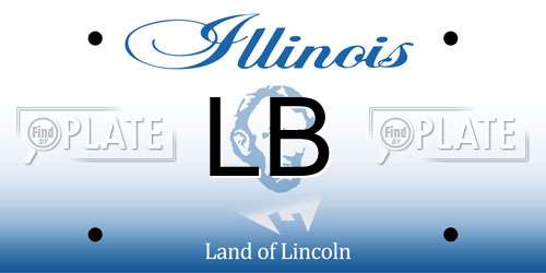 LB Illinois License Plate