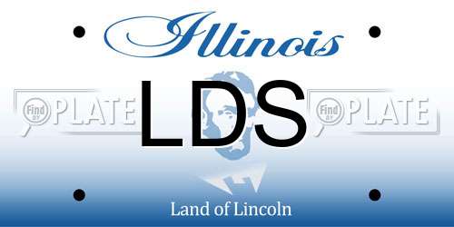 LDS Illinois License Plate
