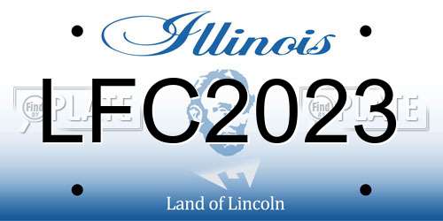 LFC2023 Illinois License Plate