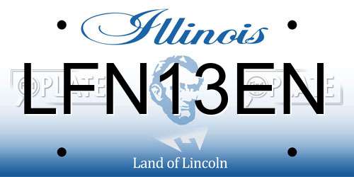 LFN13EN Illinois License Plate