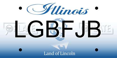 LGBFJB Illinois License Plate