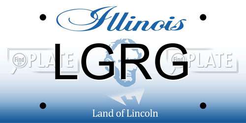 LGRG Illinois License Plate