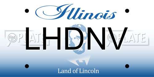 LHDNV Illinois License Plate