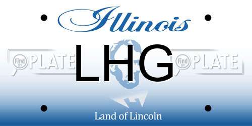 LHG Illinois License Plate