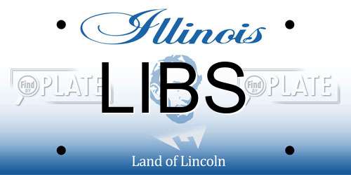 LIBS Illinois License Plate