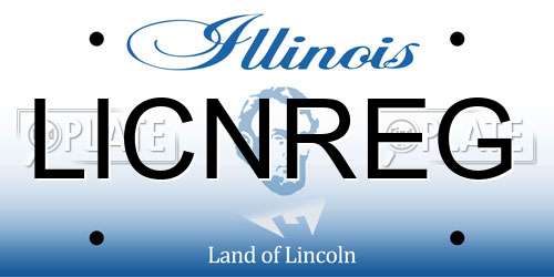 LICNREG Illinois License Plate