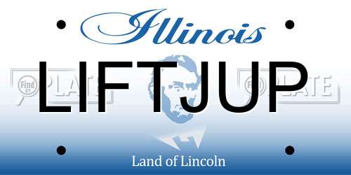 LIFTJUP Illinois License Plate