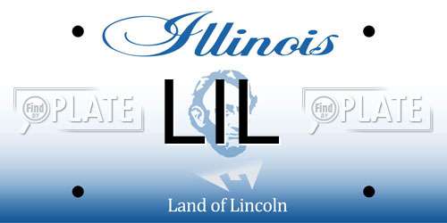 LIL Illinois License Plate