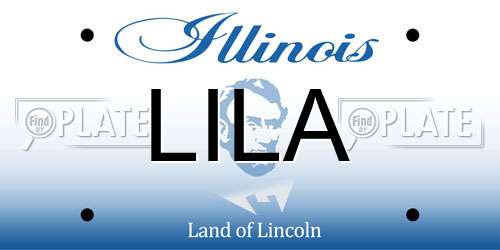LILA Illinois License Plate
