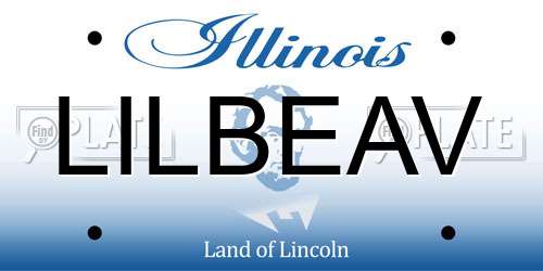 LILBEAV Illinois License Plate
