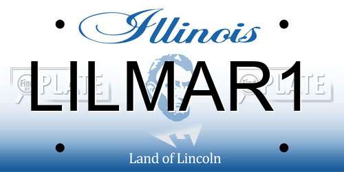 LILMAR1 Illinois License Plate
