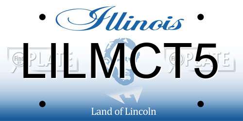 LILMCT5 Illinois License Plate