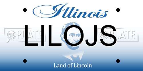 LILOJS Illinois License Plate