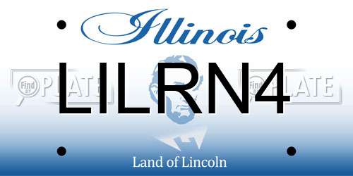 LILRN4 Illinois License Plate
