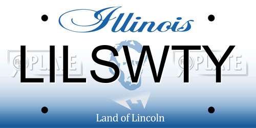 LILSWTY Illinois License Plate