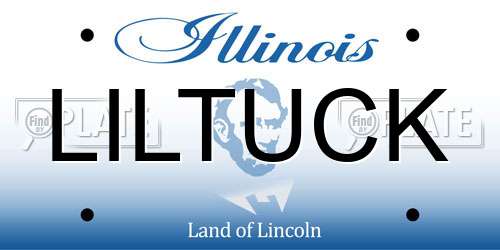 LILTUCK Illinois License Plate