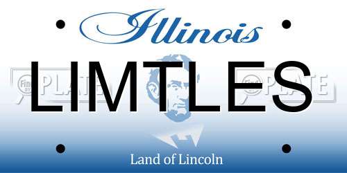 LIMTLES Illinois License Plate