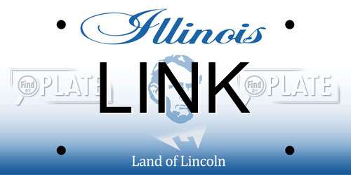 LINK Illinois License Plate