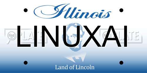 LINUXAI Illinois License Plate