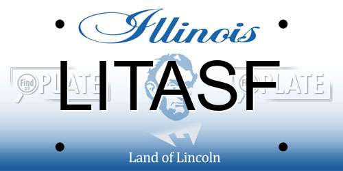 LITASF Illinois License Plate