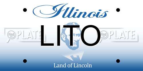 LITO Illinois License Plate