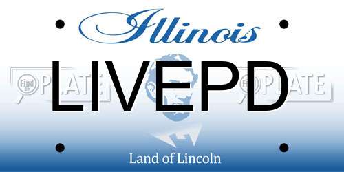 LIVEPD Illinois License Plate