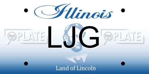 LJG Illinois License Plate