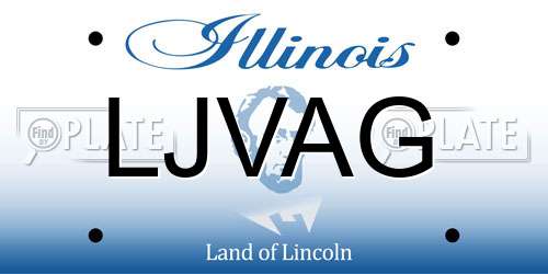 LJVAG Illinois License Plate
