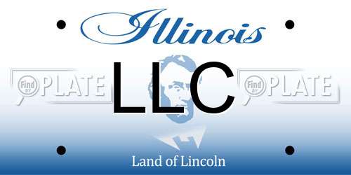 LLC Illinois License Plate