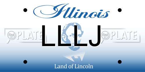 LLLJ Illinois License Plate
