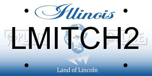 LMITCH2 Illinois License Plate