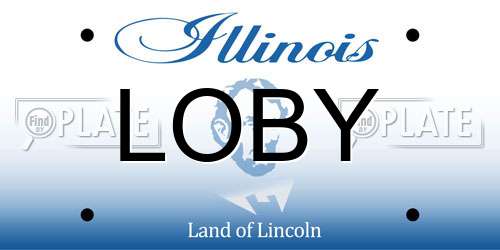 LOBY Illinois License Plate