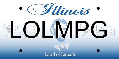 LOLMPG Illinois License Plate