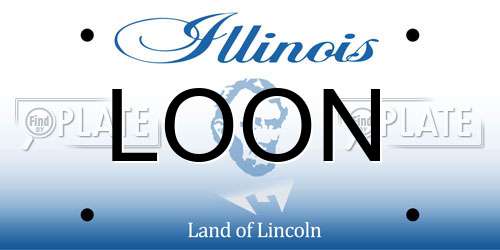 LOON Illinois License Plate