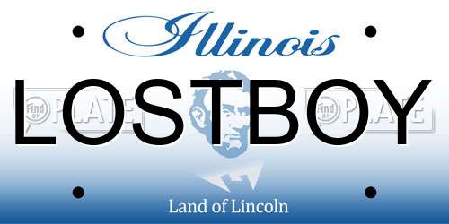 LOSTBOY Illinois License Plate